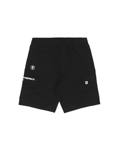 Карго-шорты с аппликацией логотипа A Bathing APE, черный Aape