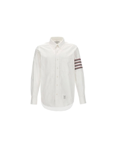 Рубашка с четырьмя полосками и пуговицами, белый Thom browne