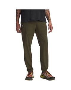 Тканые спортивные брюки Vibe для мужчин, зеленый Under armour
