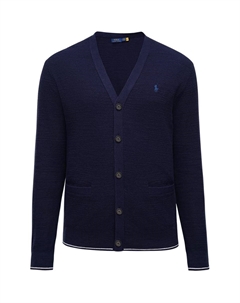 Кардиган с вышивкой Polo Pony, темно-синий Polo ralph lauren