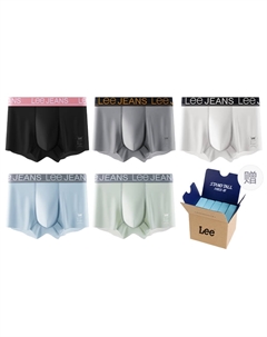 Классические 101 Underpants мужские боксеры 4 шт, черный Lee