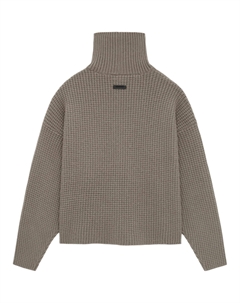 Джемпер Heavy Waffle Turtleneck, серый Fear of god essentials