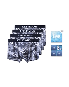 Edge Color 3.0 трусы подарочные наборы мужские 4 шт, черный Lee