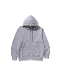 Толстовка с капюшоном на молнии One point, серый A bathing ape®