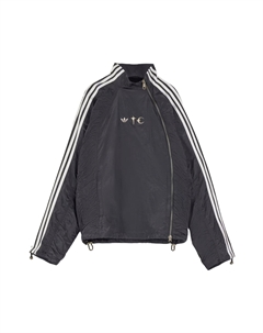 Куртка Thug Club Tracktop FW25 Woven мужская, черный/серебристый металлик Adidas originals