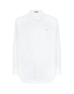 Рубашка с длинным рукавом с вышитым логотипом homme, белый Dior