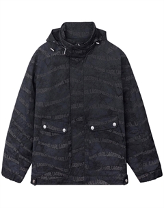 Пуховик мужской Outdoor Sports Thermal FW25, черный Karl lagerfeld / karl lagerfeld jeans