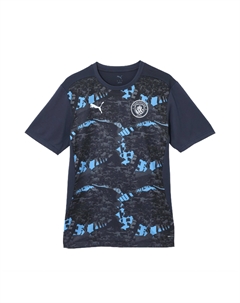 Футболка Manchester City Pre-Match для мужчин, темно-серый Puma