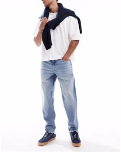 Зауженные джинсы светло-голубого цвета Asos design