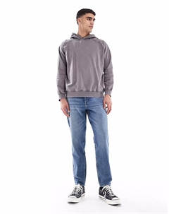 Зауженные джинсы, средне-синие Asos design