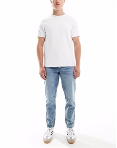 Зауженные джинсы, средне-синие Asos design