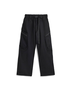 Y 3 брюки карго с плиссированными деталями, черный Y-3