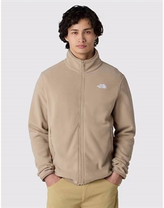 Флисовая кофта с застежкой-молнией North Face Glacier грибного серого цвета The north face