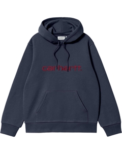 Худи с вышитым логотипом и шнурком, синий Carhartt wip