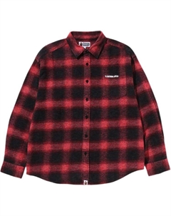 Мужская рубашка, красный A bathing ape®