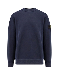 Окрашенный свитшот, синий Stone island