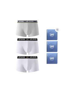 Sunset 3.0 трусы мужские боксы 3 шт, светло-серый Lee