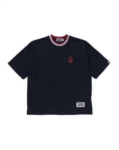 Футболка с принтом логотипа, темно-синий A bathing ape®