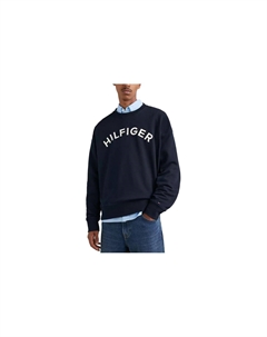 Свитшот с логотипом Arch мужской черный Tommy hilfiger
