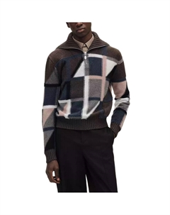 Свитер мужской Cashmere HERMES, Coffee Hermès