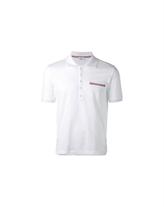 Рубашка поло с коротким рукавом Rwb, белый Thom browne