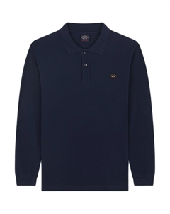 Длинный рукав Поло, синий Paul & shark