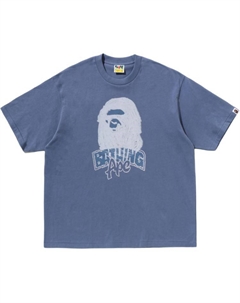 Футболка с принтом, синий A bathing ape®