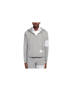 Худи 4 bar half & half мужское gray, серый Thom browne