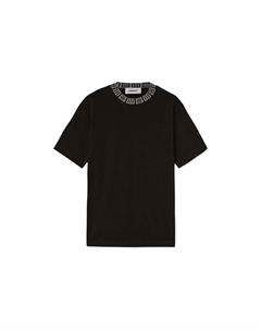 Футболка с ребристым воротником Monogram, черный Ambush