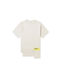 Футболка из хлопка с накладным карманом, бежевый Ambush