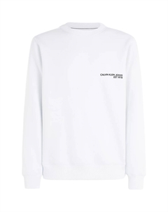 Свитшот Europe Version мужской ярко-белый Calvin klein