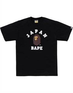 Футболка Bape City Tokyo College, черный A bathing ape®