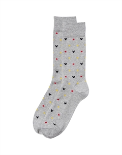 Мужские носки до середины икры 1 упаковка, серый Uniqlo