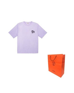 HERMES Футболка SS23 мужская фиолетовая Hermès