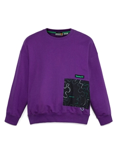 Свитшот Men's Begonia Lily, темно-фиолетовый Timberland