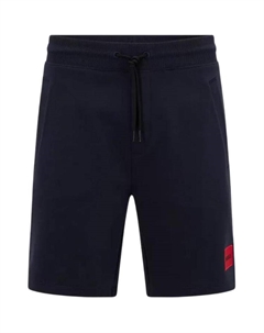 Шорты Hugo с логотипом и шнурком, темно-синий Hugo boss