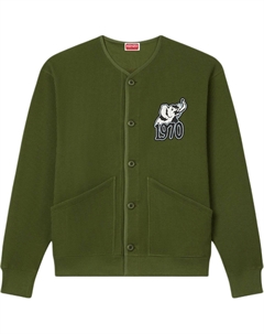 Трикотажный свитер мужской зеленый Kenzo