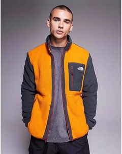 Флисовая кофта-кофта North Face Yumiori с застежкой-молнией в цвете «колорблок» оранжевого цвета The north face