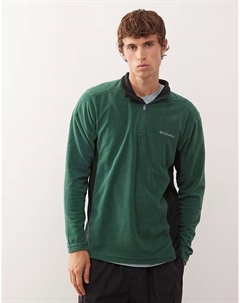 Флисовая кофта Klamath Range II с полумолнией зеленого цвета Columbia