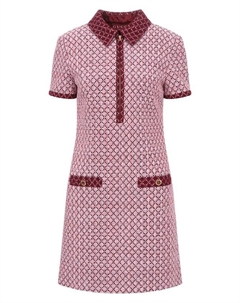 Платье из хлопка и вискозы Gucci