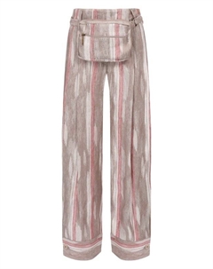 Брюки изо льна и вискозы Giorgio armani