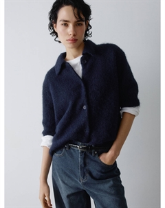 Пушистый кардиган с содержанием шерсти Sela