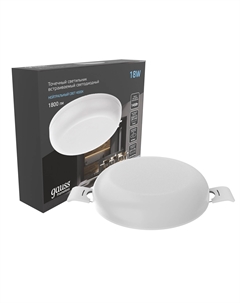 Светильник встраиваемый Frameless круглый 18W, 4000K Gauss