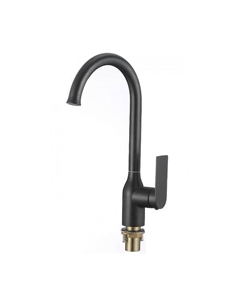 Смеситель для кухни S-601816H цвет Черный Savol