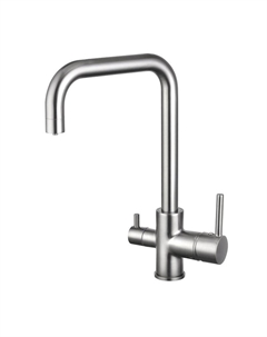 Смеситель для кухни S228L цвет Сатин Shevanik