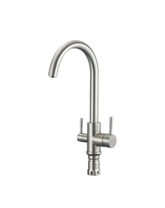 Смеситель для кухни S168B цвет Сатин Shevanik