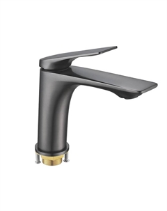 Смеситель для раковины S9101T цвет Оружейная сталь Shevanik