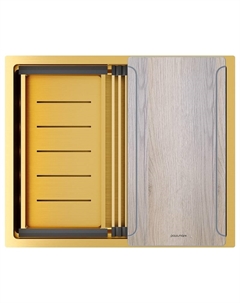 Кухонная мойка Next-Multi Sink 54 Uni PM785445-BG цвет Брашированное золото Paulmark