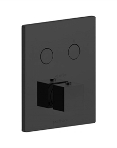 Смеситель для душа Compact Box CPT518NO с термостатом цвет Черный матовый Paffoni