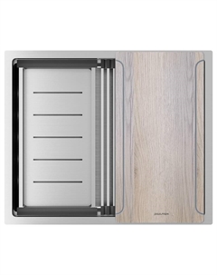 Кухонная мойка Next-Multi Sink 54 Uni PM785445-BS цвет Брашированная сталь Paulmark